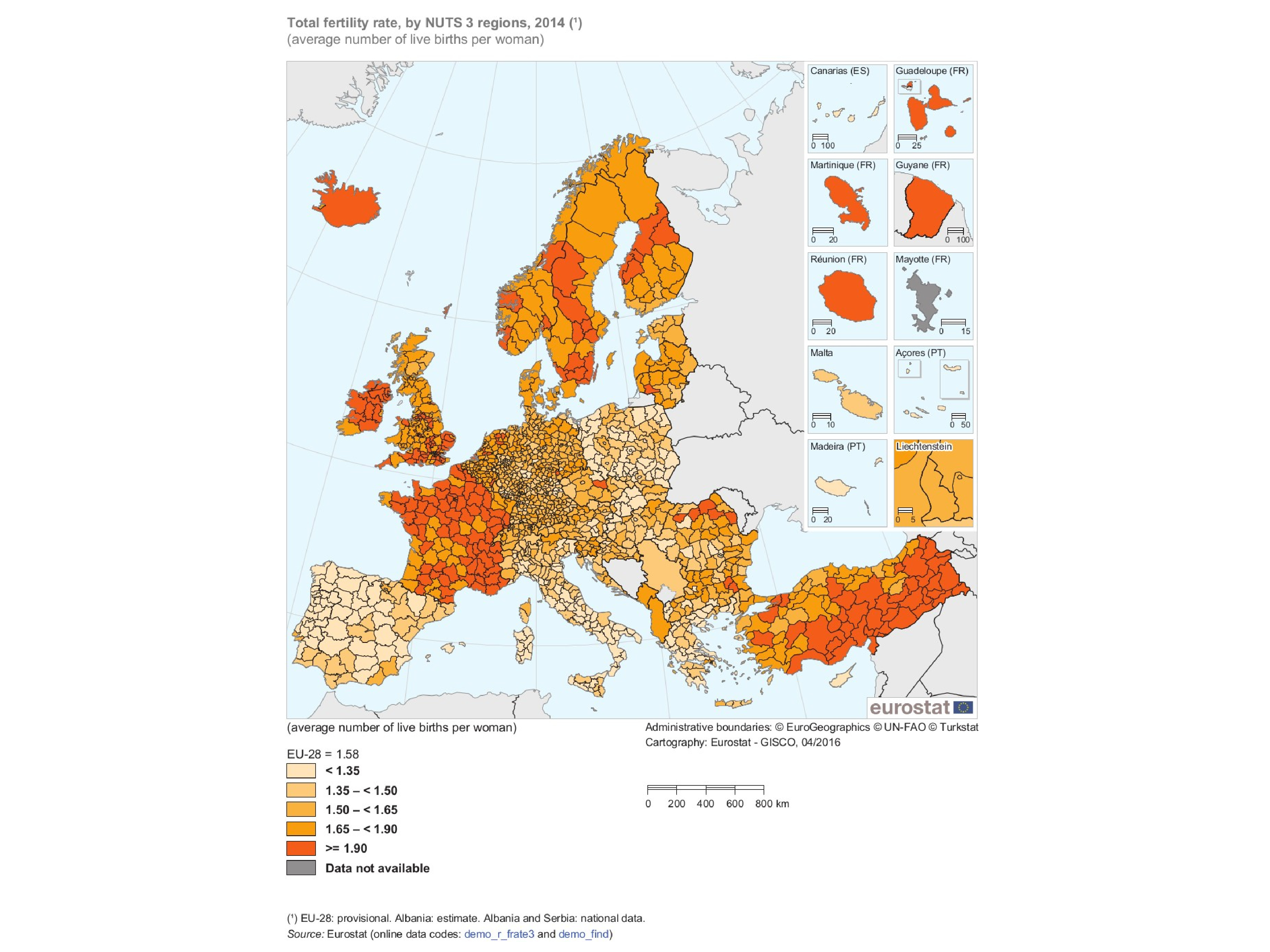 Densidad de poblacion europa