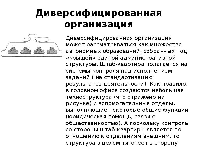 Диверсифицированная организация