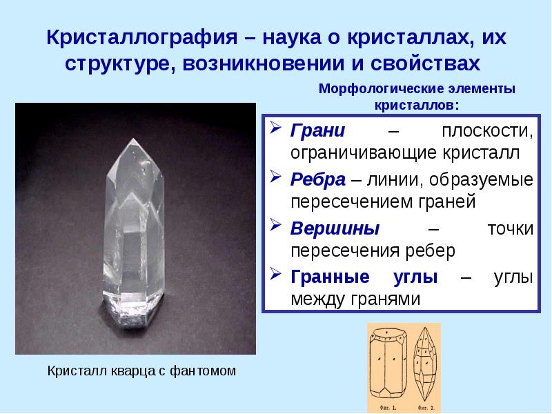 Строение и свойства кристаллов презентация