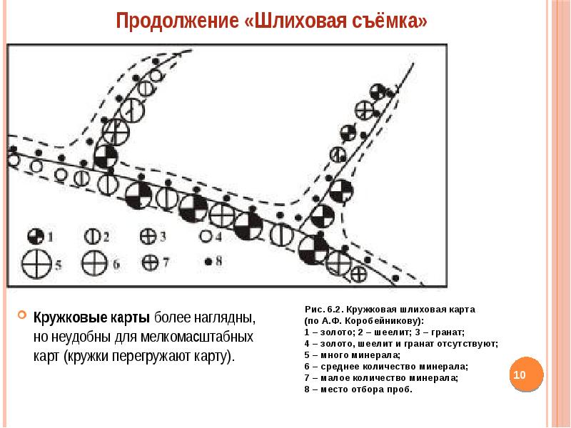 Карта шлихового опробования