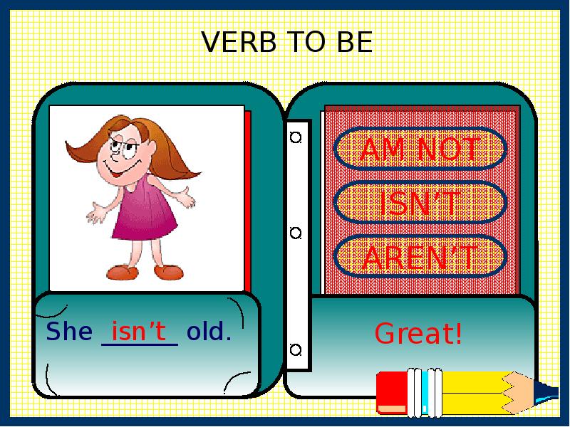 Употребление глаголов am is are. To be negative. To be сокращенная форма. Is isn t are aren t. Is isn t are aren t.