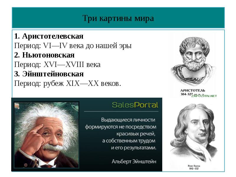 Способ восприятия и толкования событий и явлений в научной картине мира