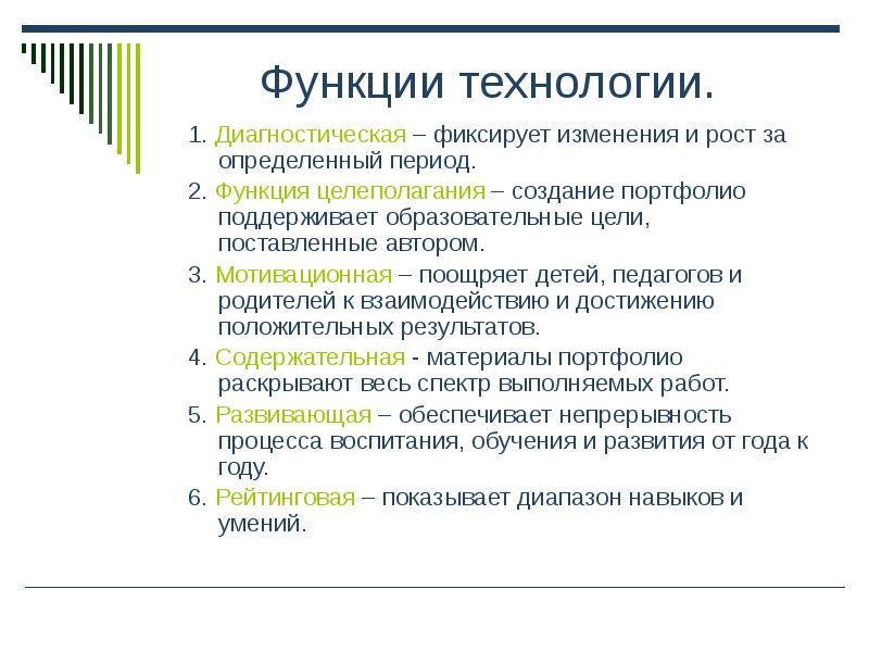 Технология функции. Функции технологии. Функции технологии портфолио. Портфолио заместителя заведующего по ВМР В ДОУ. Рост технологии и функционала.