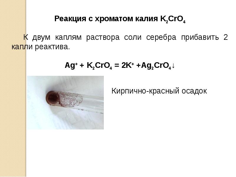 Качественные реакции презентация