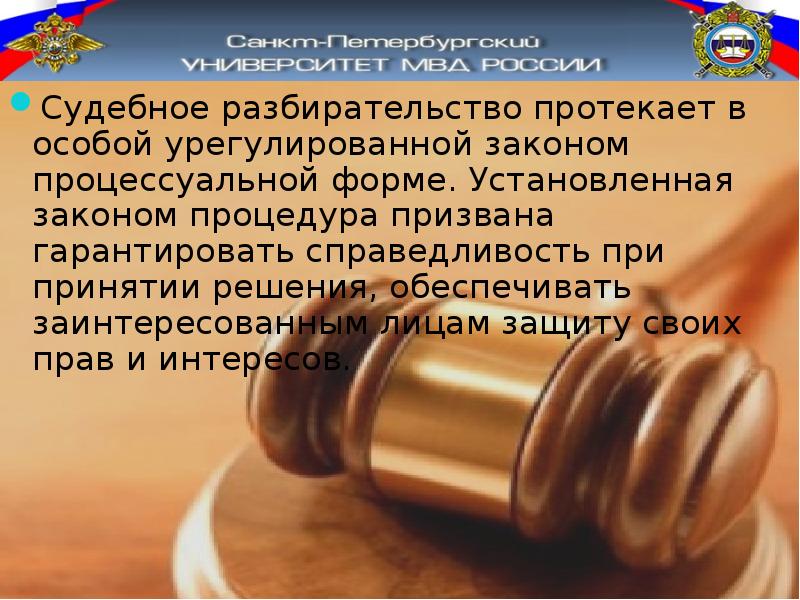 Принципы судебного разбирательства презентация