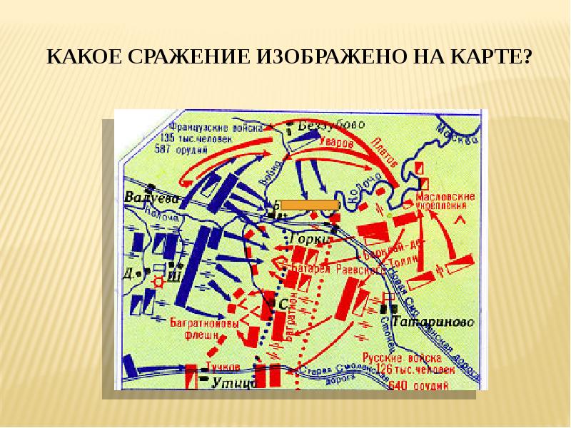 Событие изображенное на карте схеме произошло в году