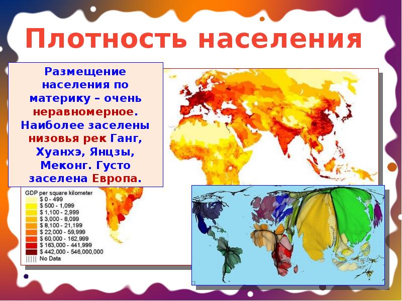 Плотность населения россии 8 класс география презентация