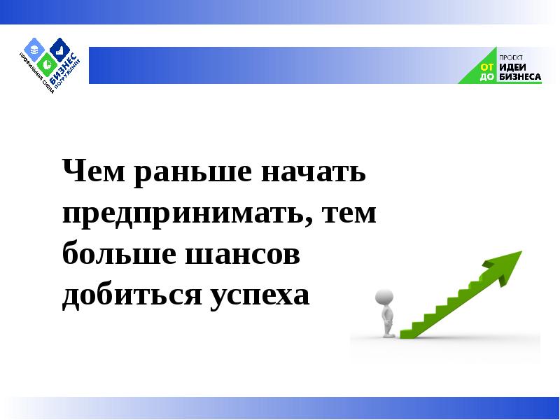 Начинать заранее. Чем раньше начнешь. Чем раньше. От идеи до бизнеса. Раньше начнем.