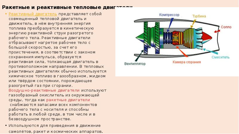 Тепловых двигателей разновидности