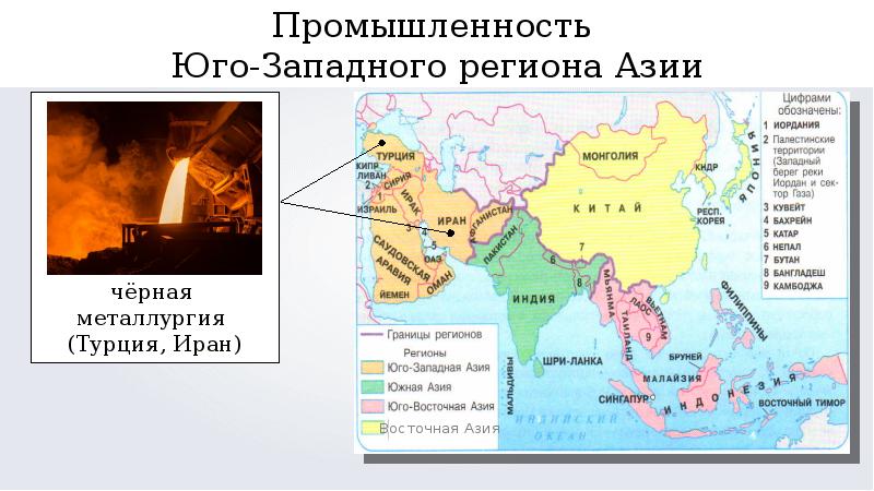 Страны восточной азии 7 класс презентация