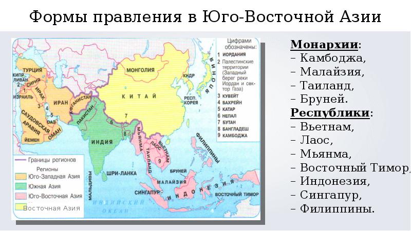 Азия презентация 11 класс