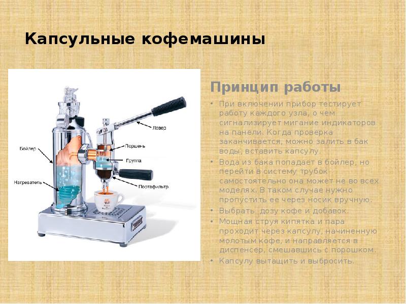 Электрическая схема кофеварки