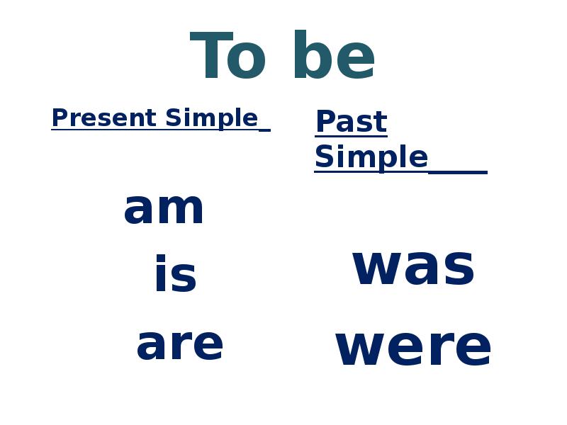 Was were различие. To be past simple. To be в паст Симпл. Are past simple. To be present simple past simple.