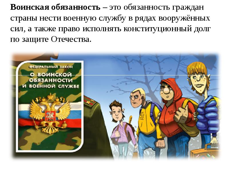 Презентация по обществознанию 7 класс военная служба