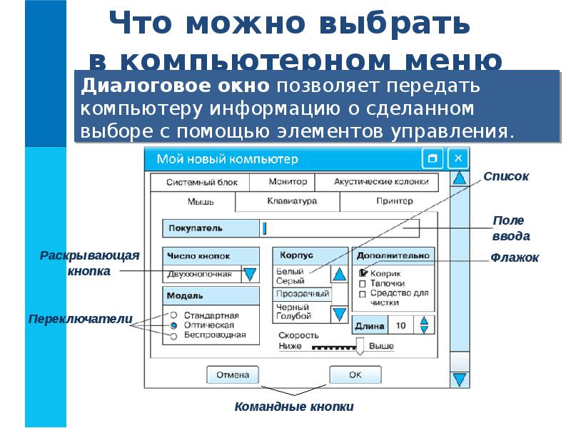 Как называется элемент управления диалогового окна который представлен на изображении