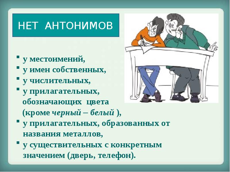 Презентация антонимы 4 класс