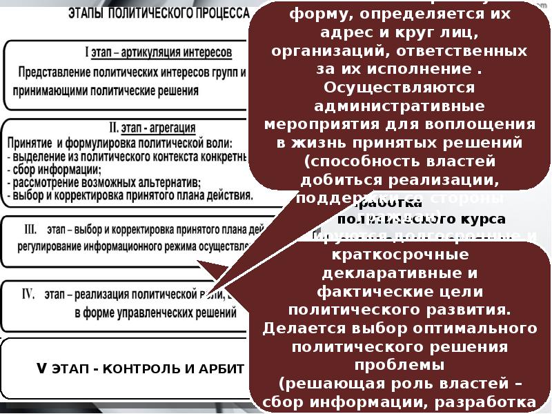 Политическое участие и политический процесс презентация 11 класс