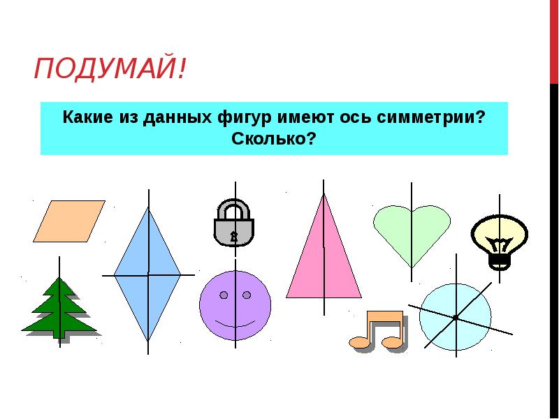 Фигуры обладающие симметрией