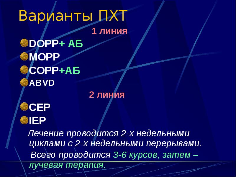 Beacopp 14 схема лечения лимфомы ходжкина