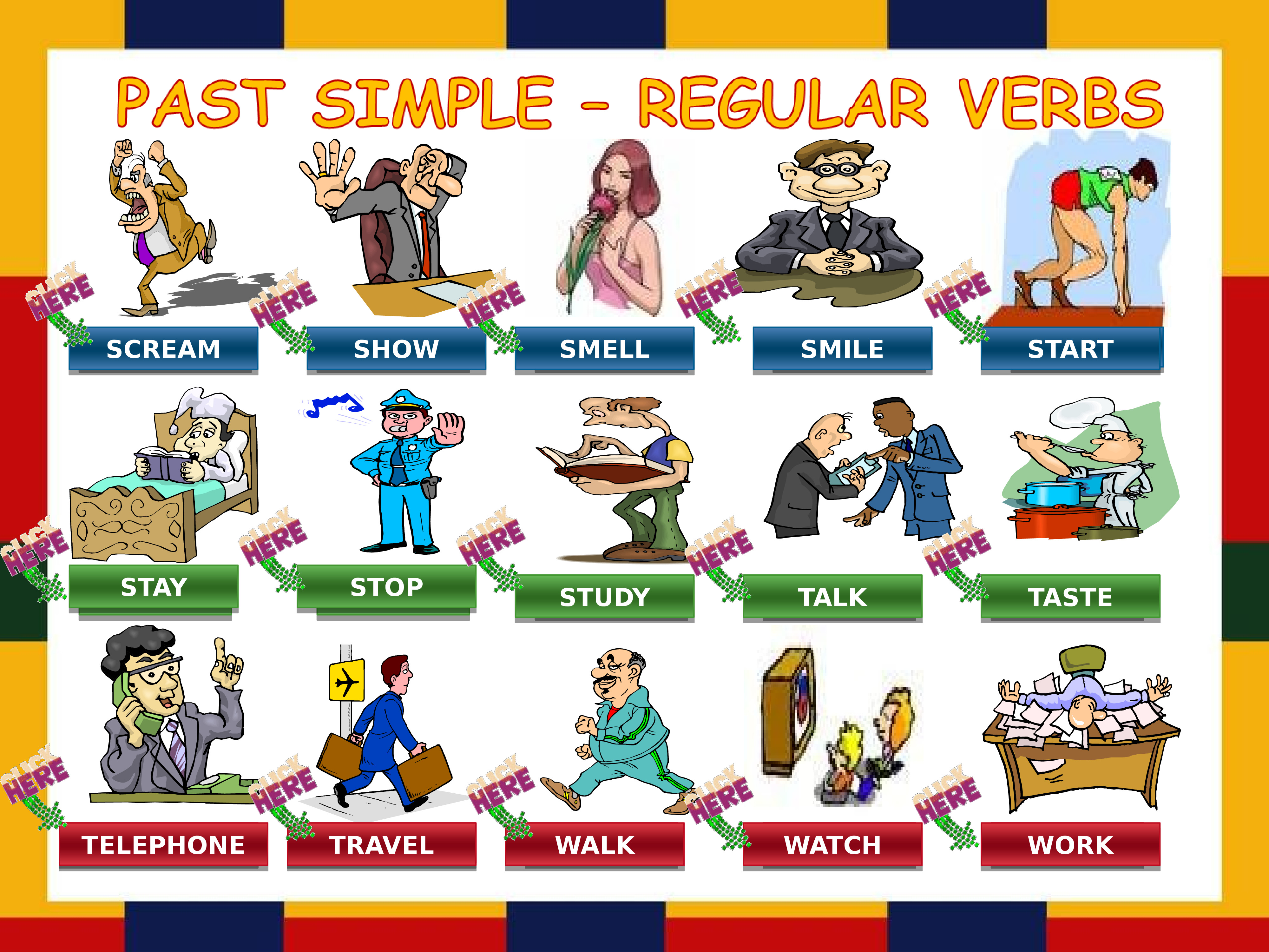 Past simple Regular verbs