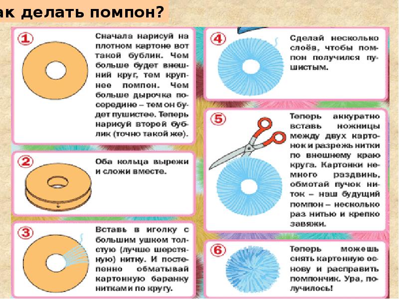 Помпон 2 класс технология презентация