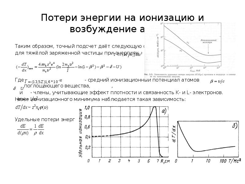 Линейные потери. Ионизационные потери энергии. Ионизационные потери график. Ионизационные потери энергии заряженных частиц.