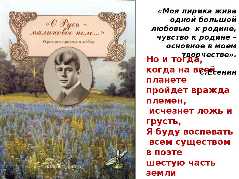 В чем выражается любовь поэта к родине какие картины окружающего мира остаются