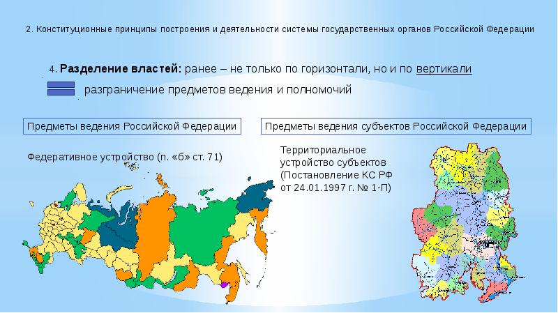 Проект о введении принципа разделения властей в систему государственной политики