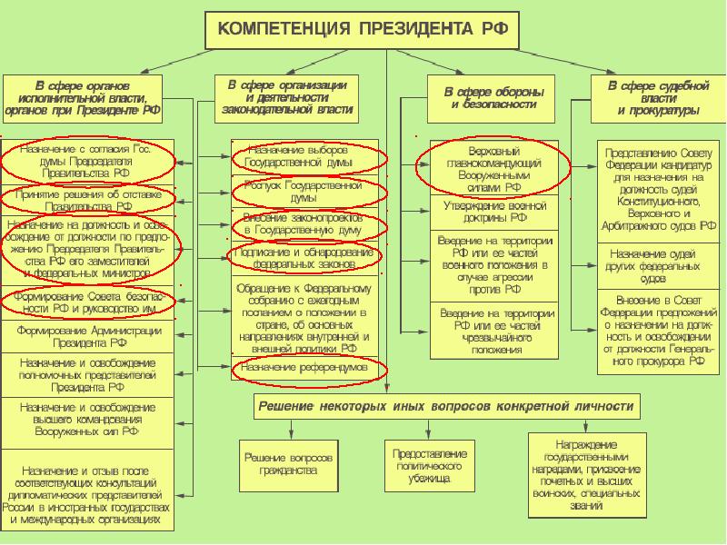 План президент обществознание