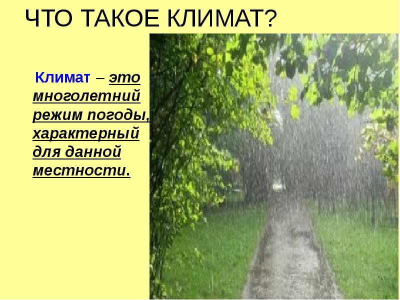 Презентация на тему погода и климат 6 класс география