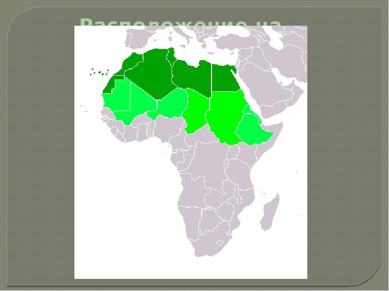Образ северной африки