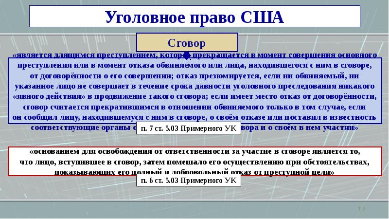 Уголовное право зарубежных стран презентация