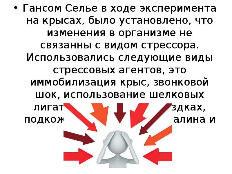 Было установлено. Опыты Ганса Селье. Ганс Селье опыт с крысами. Стресс эксперименты.