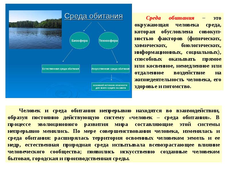 Определение понятия окружающая среда проекта