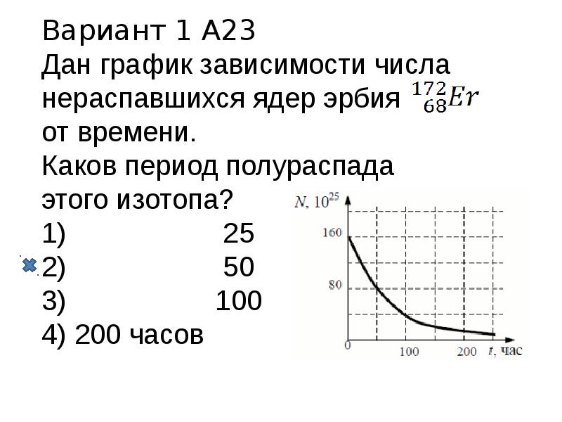 Презентация по физике 11 класс закон радиоактивного распада период полураспада