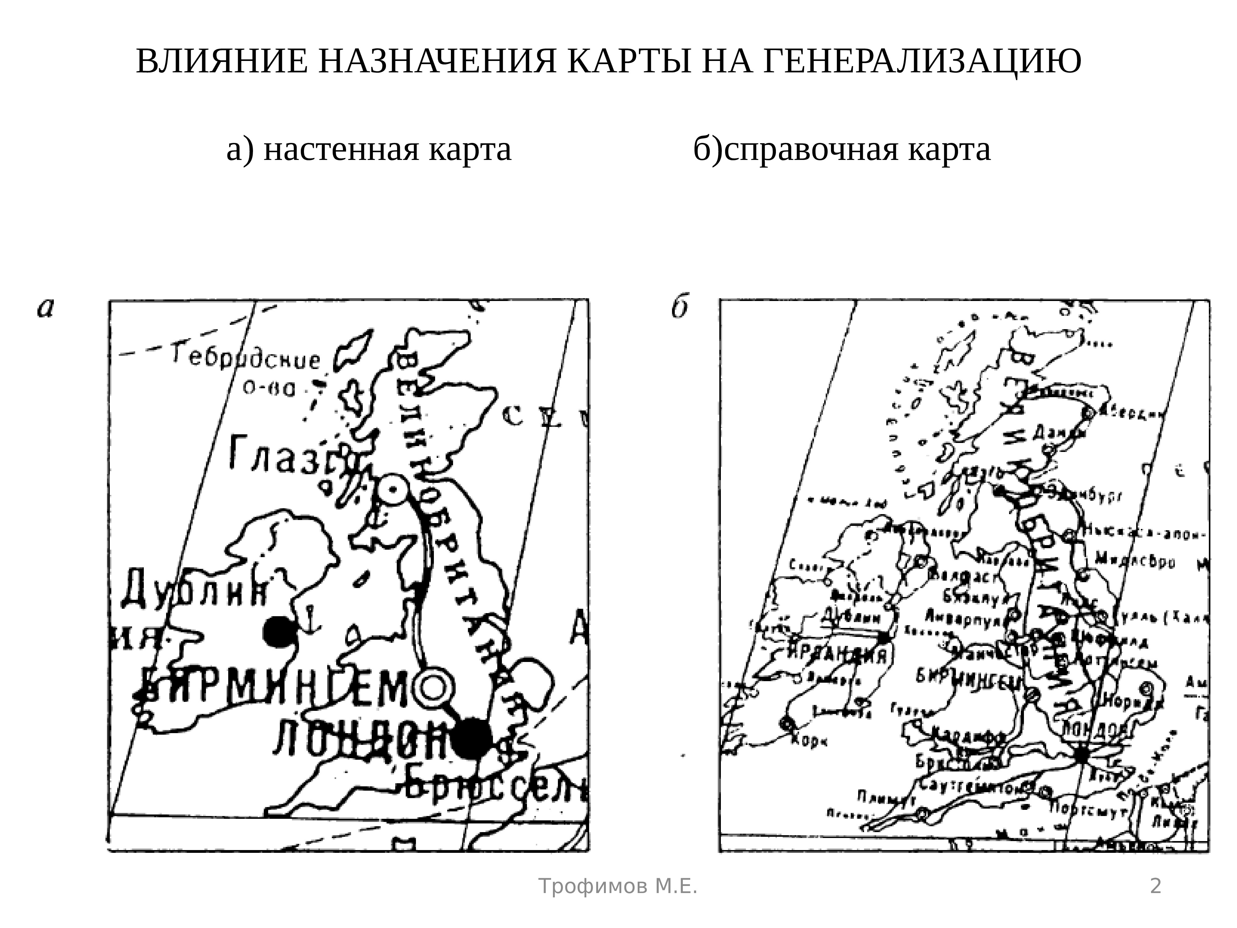 Для чего назначают карта