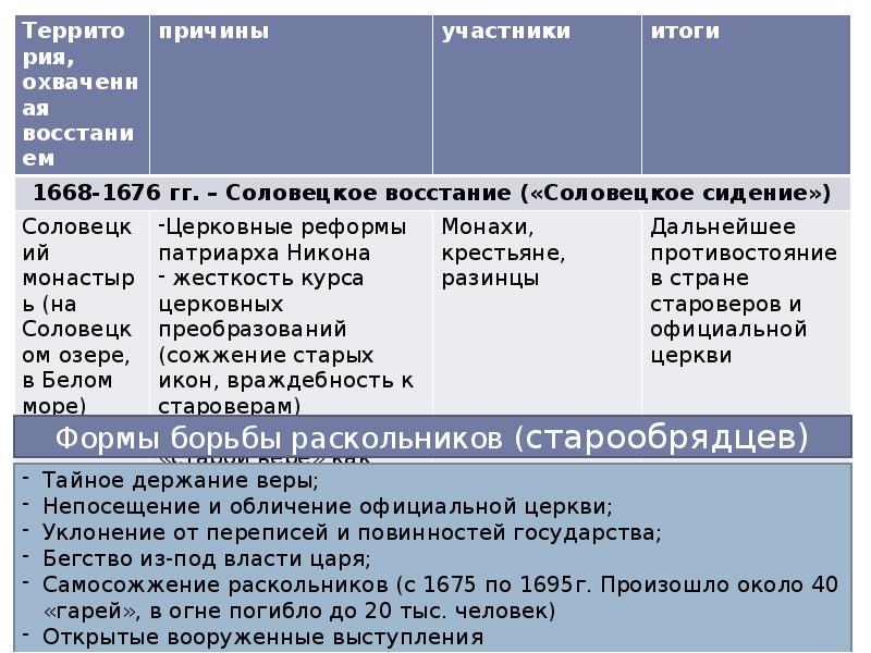 Бунташный век презентация 7 класс