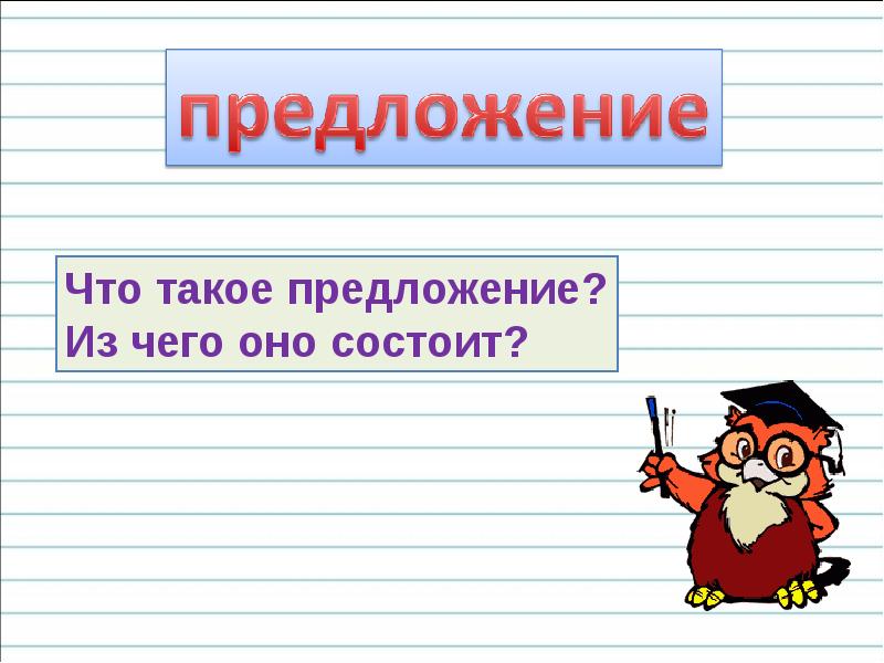 Русский язык 2 класс повторение предложение презентация