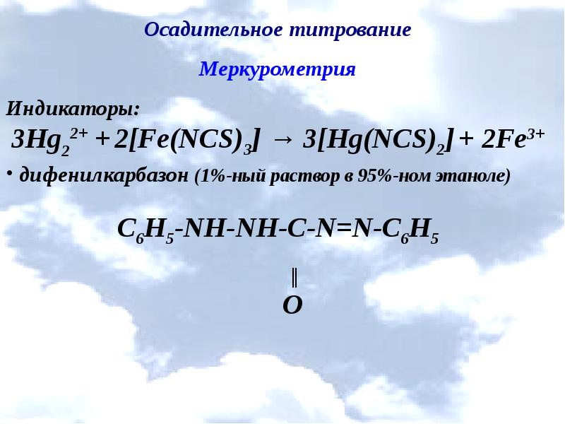 Осадительное титрование презентация