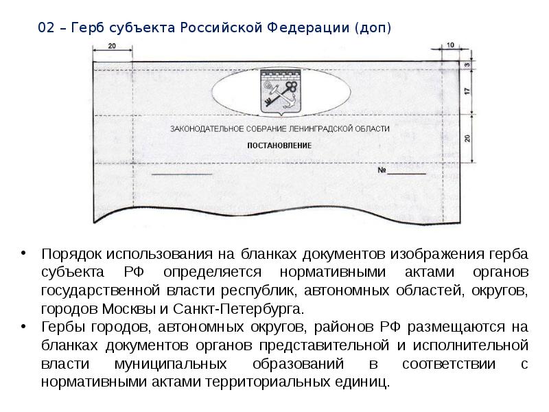 Порядок использования изображения государственного герба рф на бланках документов установлен кем