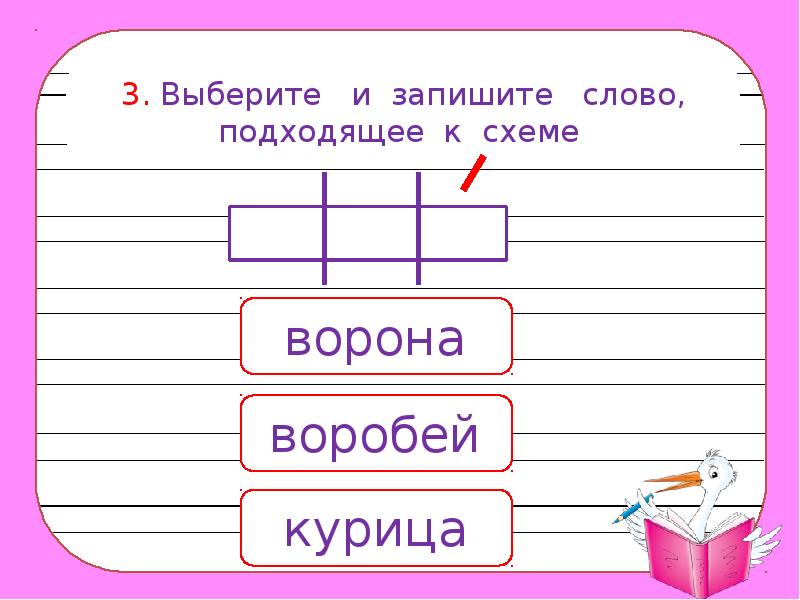 Схема по русскому языку 1 класс