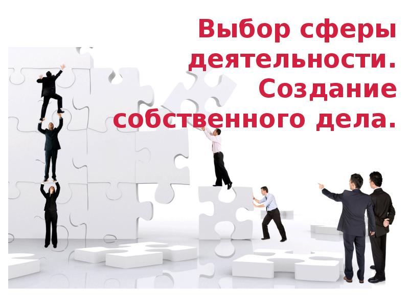 Выбор сферы. Создание собственного дела. Способы создания собственного дела. Общие условия и принципы создания собственного дела. Условия, необходимые для создания собственного дела.