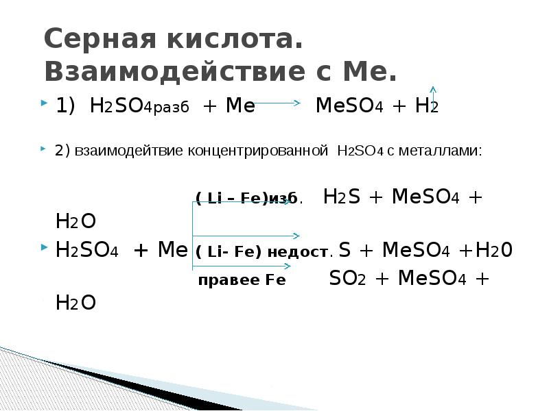H2so4 взаимодействует с cu oh 2. Взаимодействие с концентрированной серной кислотой. H2so4 разбавленная реагирует с. Взаимодействие концентрированной серной кислоты с металлами. Серная кислота с металлами схема.