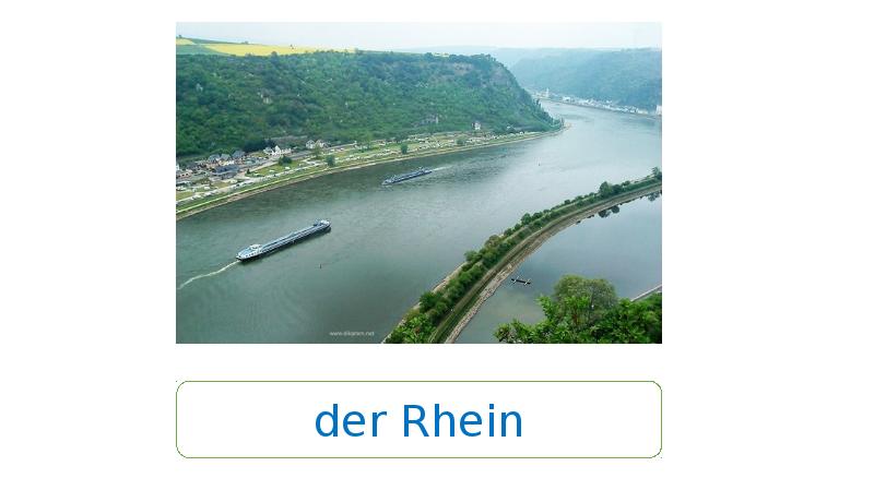 Der rhein kommt aus den