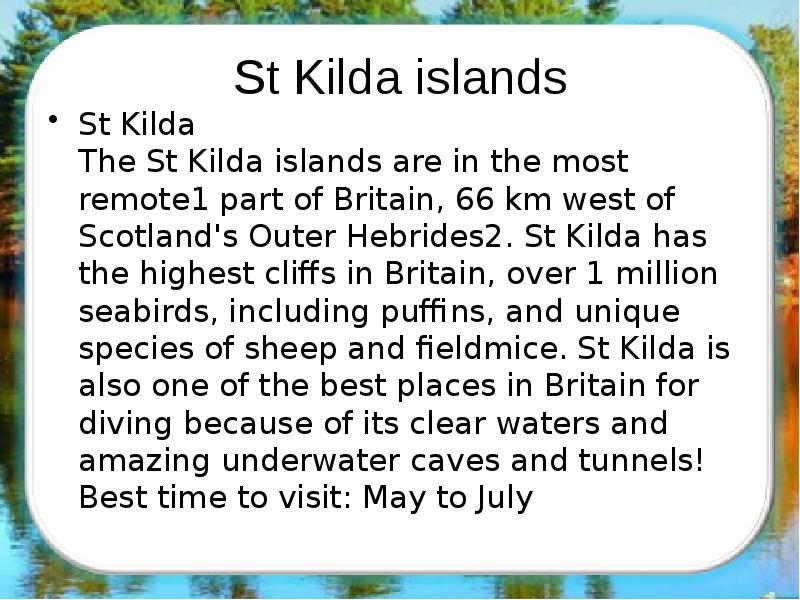 St Kilda islands
St Kilda The St Kilda islands are in St Kilda islands
St Kilda The St Kilda islands are in