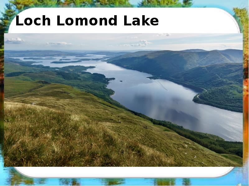Loch Lomond Lake Loch Lomond Lake