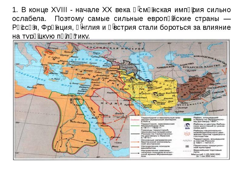 Османская империя в конце 19 начале 20 века презентация