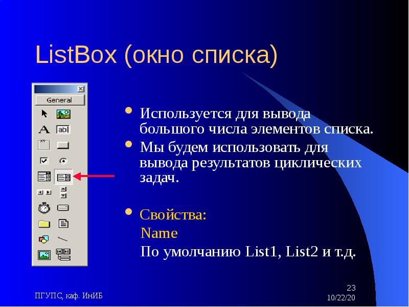 Список элемент которого