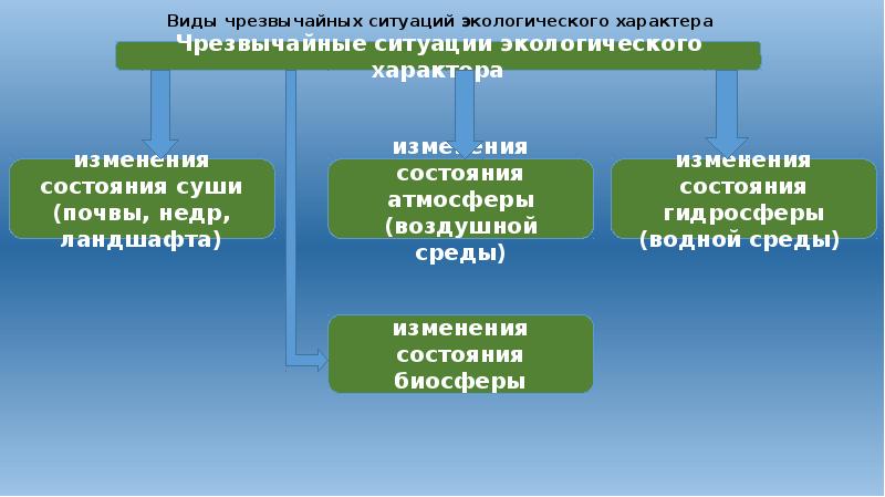 Презентация на тему чс экологического характера