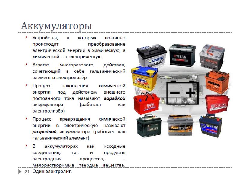 Первые источники тока химические источники презентация